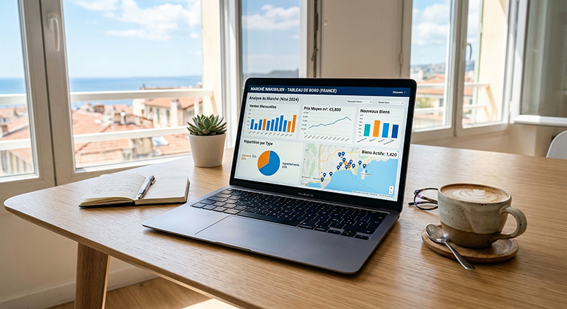 CRM immobilier Apimo et Hektor pour gestion de mandats, diffusion multiportails et suivi acquéreurs — inclus chez MDB Immo